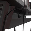 Genesis Gaming L Desk with CPU Stand, Black - Black
