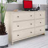 Farnsworth 6 Drawer Dresser, Ivory Oak - Ivory Oak - N/A