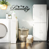 Trestle Laundry Cart - White