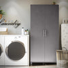Camberly 36" Utility Storage Cabinet, Graphite Gray - Graphite Grey