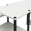 Condor Toolless Double Pedestal Computer Desk - White - N/A