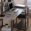 Condor Toolless Double Pedestal Computer Desk, Rustic Oak - Rustic Oak - N/A