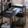 Condor Toolless Double Pedestal Computer Desk, Black Oak - Black Oak
