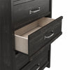 Draven 5 Drawer Dresser, Black Oak - Black Oak - N/A