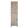 Dwyer 2 Door Kitchen Pantry Cabinet, Gray Oak - Gray Oak