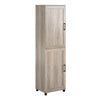 Dwyer 2 Door Kitchen Pantry Cabinet, Gray Oak - Gray Oak