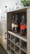 Dwyer Bar Cabinet, Gray Oak - Gray Oak