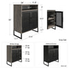 Purdue Storage Cabinet - Black Oak