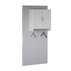 Lory 2 Door Wall Cabinet with Hanging Rod, Dove Gray - Dove Gray - N/A