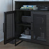 Purdue Storage Cabinet - Black Oak